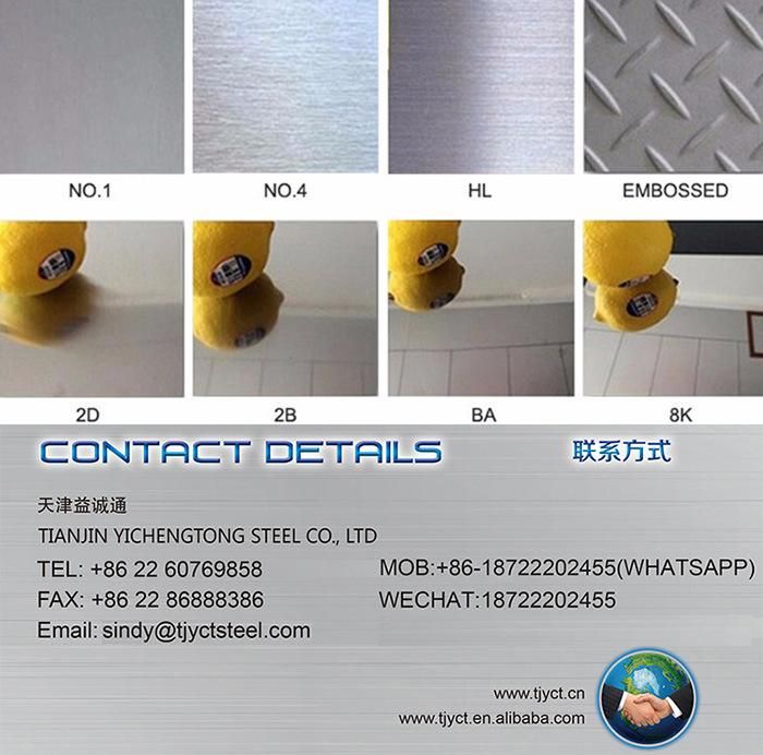 Square Stainless Steel Sheet-Hot Rolled No. 1 Finish