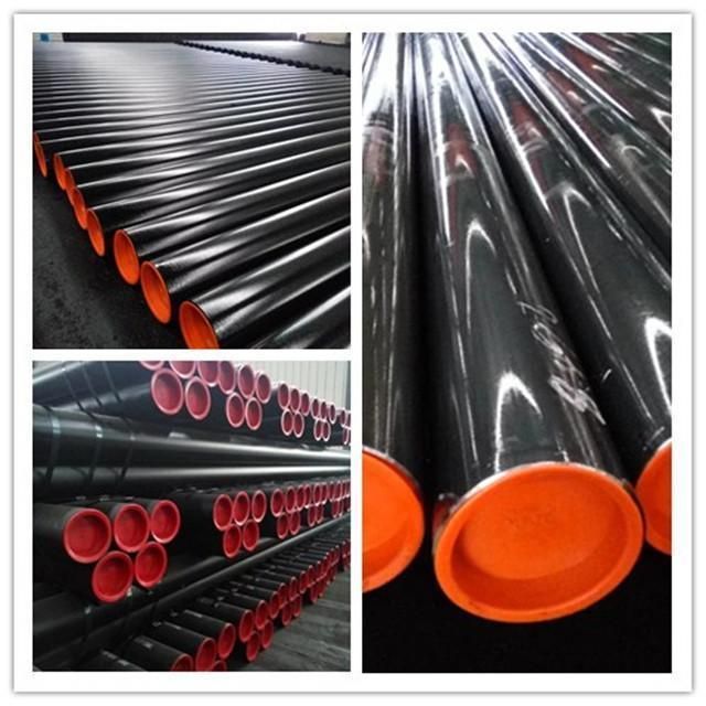168mm 219mm Hot Rolled Black ERW API Gr. B Round Steel Pipe