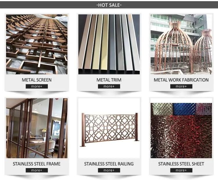 High Quality Water Ripple Stainless Steel Sheet with Golden Hammered Finish