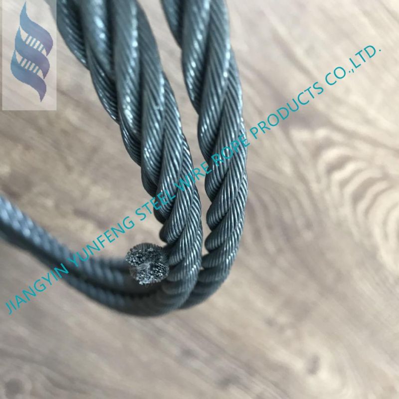 Galfan Steel Wire Rope 7*19-8.0mm Class a