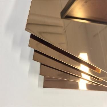 201 301 304 316 321 410 420 430 PVD Coated Gold, Titanium, Black, Blue Mirror 8K Surface, Brushed, Polished, Hl 0.5mm 1mm 2mm 3mm Color Stainless Steel Sheet