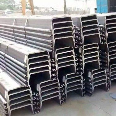 Japanese Standard Q235 Q345 Q345b Type 2 Hot Rolled Sy295 Larssen Steel Sheet Piles Price