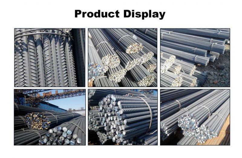 HRB400 Rebar ASTM A36 Hot Rolled Steel Rod with Low Carbon for Building Material