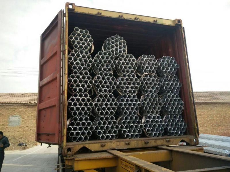 Seamless/Welded Galvanized Steel Tube Galvanized Round Tube Hot DIP Galvanized Tube by S235jr/S275jr/S355