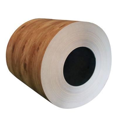 Prepainted Galivanized Color Coated Wooden Brick Steel Coil