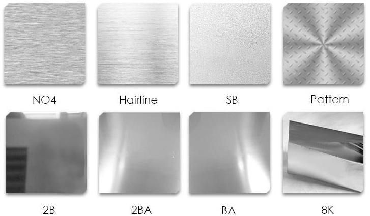 AISI GB JIS SUS Brother Ba 201304 310S 316 321 316L 430 2205 904L 1mm 0.7mm Thick Cold Rolled 2b No. 1 No. 4 8K Mirror Stainless Steel Strip