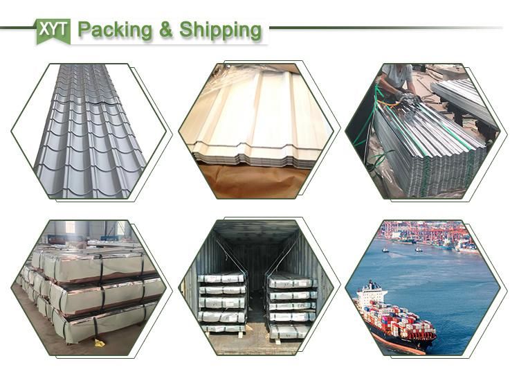 High Quality Zinc Coated Galvanized Steel PPGI Roofing Corrugated Sheets