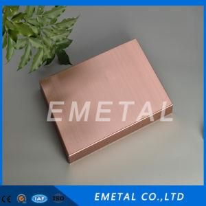 Factory Supply Brass /Copper Plating Stainless Steel Color Decorative Sheets