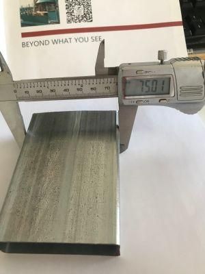 75X25X1.2mm Factory Direct Sale Pre Galvanised Steel Gp Hollow Section Gi Pipe Square