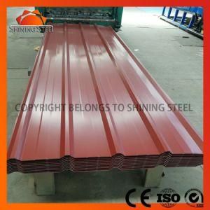 Color Coated Steel Galvanized Steel Sheet Corrugated Prepainted Roof Plate