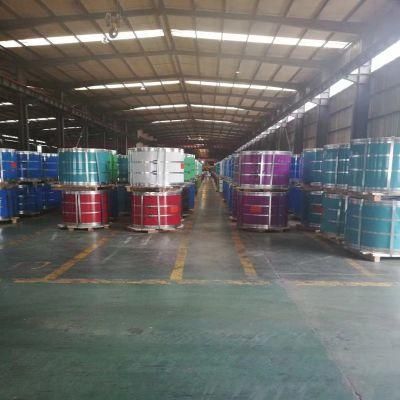High Quality PPGI PPGL Brazil Ral9003 PVC Plastic Film Prepainted Galvalume Steel Coil for Roofing Sheet