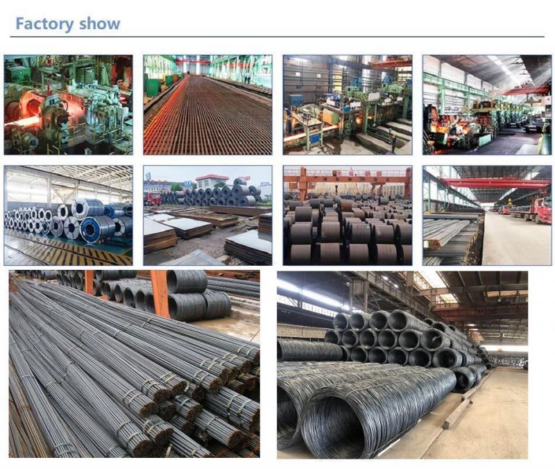 Factory Direct Sales HRB400 B500b Gr40 Gr60 Thread Steel Deformed Iron Steel Rebar for Construction