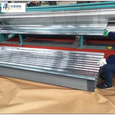 China Exporting Z40-Z180g High Quality Gi/Galvanized Corrugated Steel Roofing Sheet for Sale