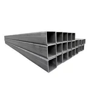 China Manufacturer Low Carbon Black Steel Hot DIP Galvanized Coating Square Tube/Rectangular Hollow Tubular Steel Pipe