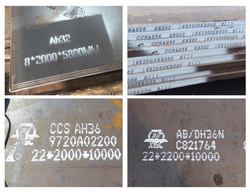 Marine Metal Sheet ASTM A131 Ah32 Grade Normalizing Iron Sheets Building Roofing Material Galvanized Galvalume A131 Ah36 Ah32 Dh32 Dh36 Shipbuilding Steel Plate