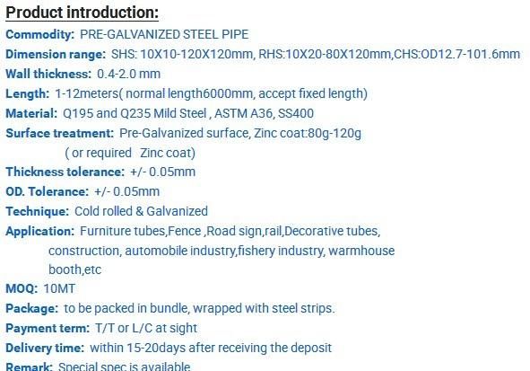Building Material Cold Rolled Galvanized/Precision/Black/Carbon Steel Seamless Pipes for Boiler and Heat Exchanger ASTM/ASME SA179 SA192