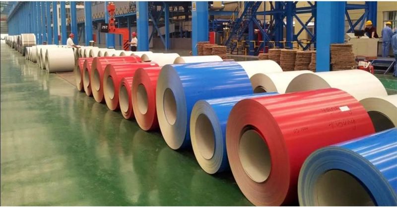 DC51D Dx51d Z100 Hot Dipped PPGI PPGL Galvanized Zinc Prepainted Color Coated Steel Roofing Sheet Coil