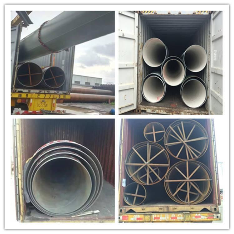 Tianjin Ehong API 5L Large Diameter Concrete SSAW Pipe for Oil and Gas Spiral Welded Steel Pipe