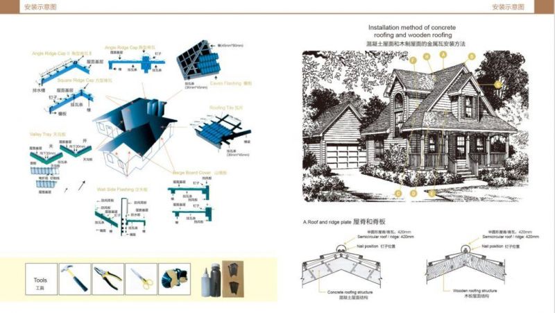 0.4mm Thickness Stone Coated Metal Roof Tiles in Kerala Price