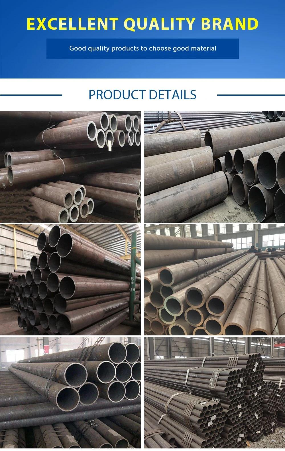Q235 ASTM A106 Round Customized Non-Alloy Carbon Steel Tube