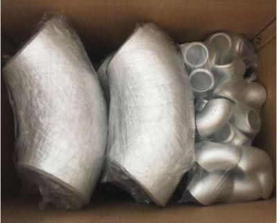 4 Inch Sch40 Long Radius Seamless 90 Degree Aluminum 6061 Pipe Elbows