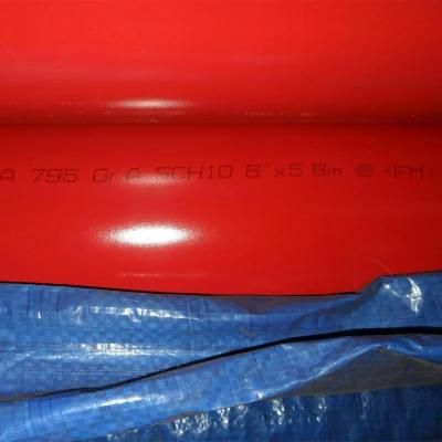 BS1387 Thread and Socked Painted Steel Pipe with FM&UL