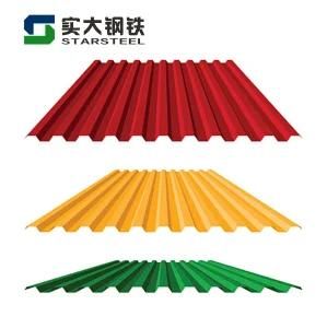 Prepainted Galvalume Corrugated Roofing Sheet in China