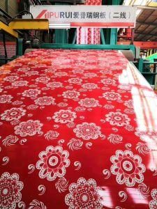 Flower Design Printed Color Coated PPGI Steel Coil From Shandong Boxing