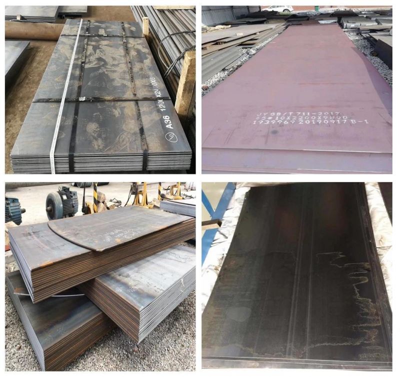 Hot Rolled A36 Ss400 St37 Ms Mild Carbon Steel Plate