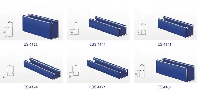 Slotted Galvanized Steel Beam Sizes U Channel