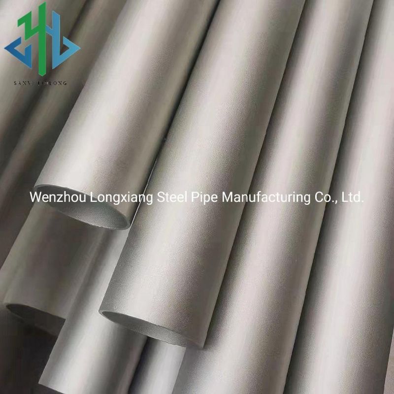 Ss 304/304L 316/316L Stainless Steel Welded Pipe Sand Tube Blasting/Shot Blasting/ Rolling Sand