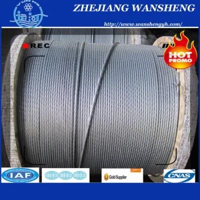 Hot Sell 1/4&quot; 5/16&quot; 3/8&quot; ASTM A475 Class a Class B Class C Steel Cable /Guy Wire/Steel Wire Strand