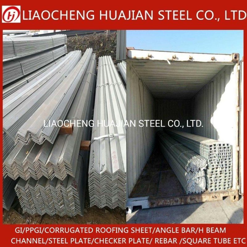 Factory Wholesale Construction Galvanized Steel Angle Standard Sizes