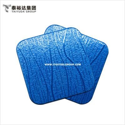 ASTM A480 Embossed Blue PVD Colr N4 5X10 1500X3000mm Stainless Steel Flat Plate