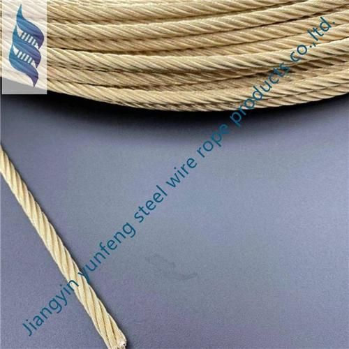 Gym Cable Fitness Equipment PU Nylon Coated Gym Steel Wire Rope 7*19-4-6mm