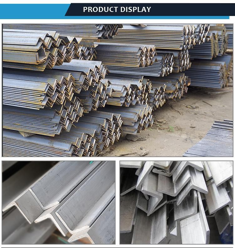 China 270 Degree Standard Sizes 409 409L 410 Stainless Steel Angle Bar