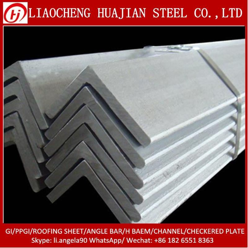 Ss400 S235jr L Shaped Galvanized Equal Unequal Iron Ms Steel Angle