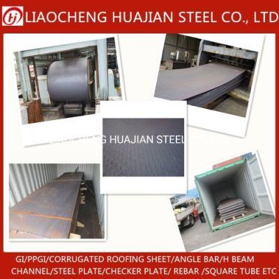 8mm Thick Ms Iron Chequered Steel Structural Roofing Plate