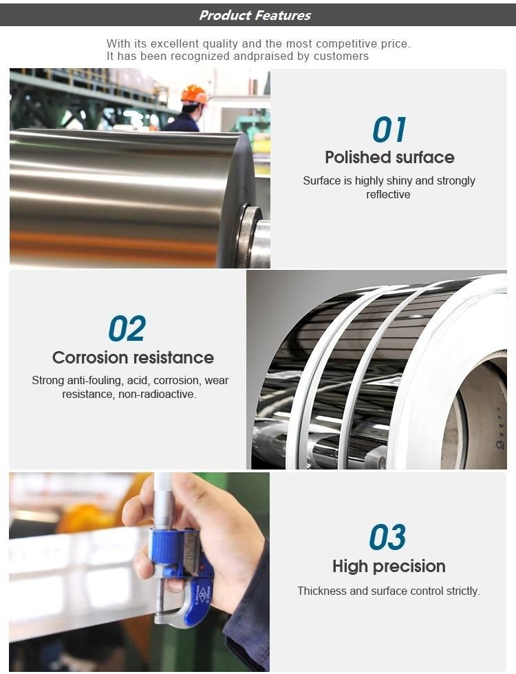 304 201 2b Stainless Steel Coil Strip for Kitchenware