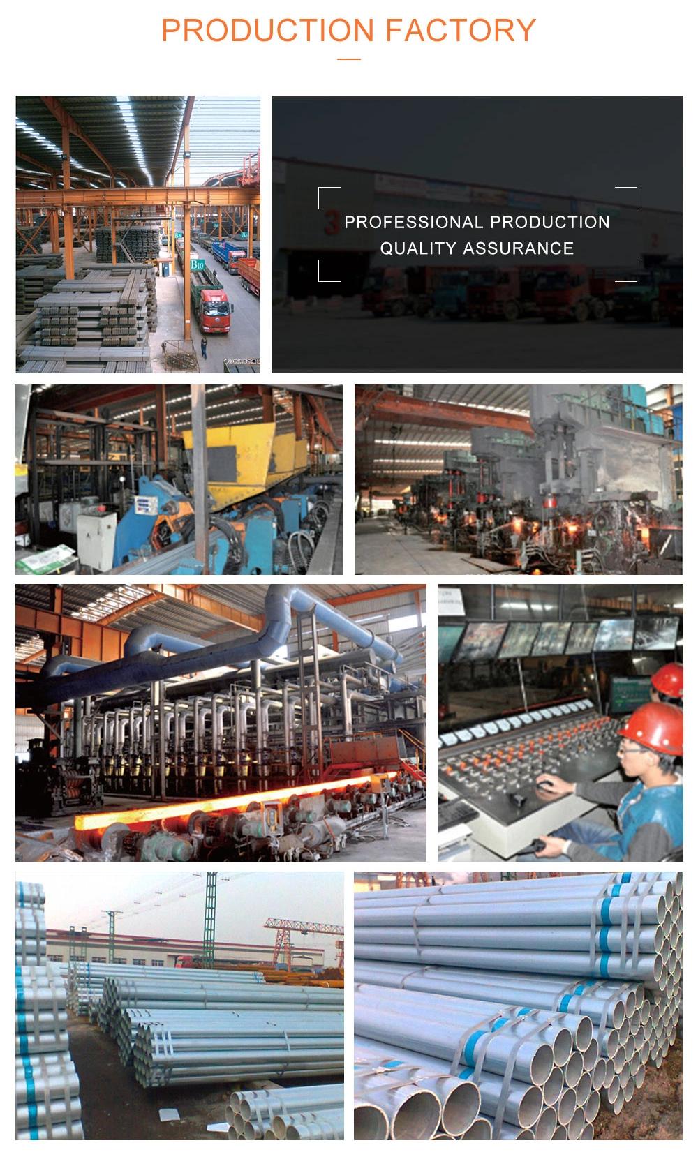 Good Quality Hot Rolled Galvanized Iron Tubes Pregalvanized Steel Pipe