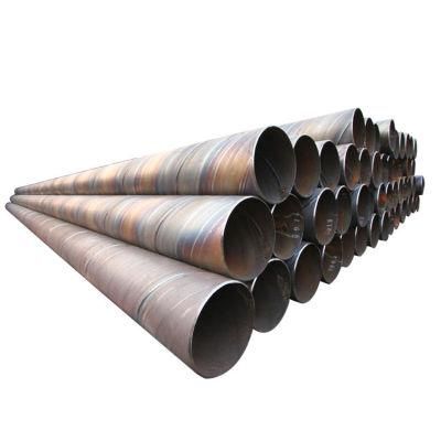 Factory Price 406mm Black Painting SSAW Welded Steel Pipe