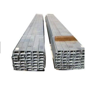 Slotted Galvanized Steel Guide Rails Solid Unistrut C Channel U Channel Steel