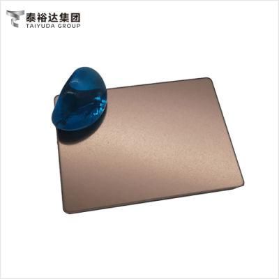 Mill Edge Antique Brass Titanium Slit Edged Bead Blast Anti Corrosion Inox Stainless Steel Sheet