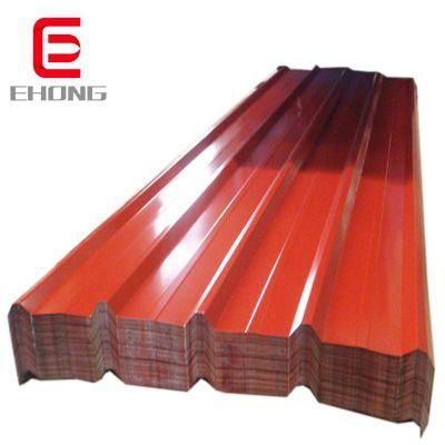 Cheap Corrugated Roofing Metal Steel Color Coated Roof Sheet From China