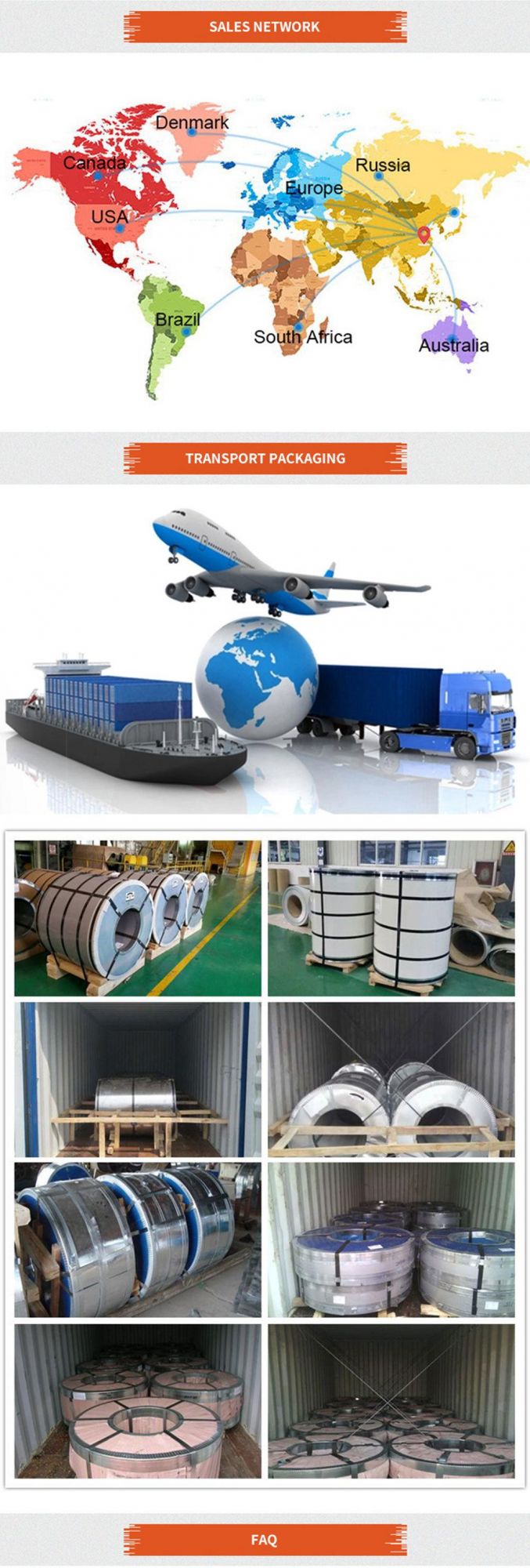 Cold Rolled Hot Dipped PPGI PPGL HDG Gi Secc Dx51 Az150 Zinc Coated Color Coated Steel Coil