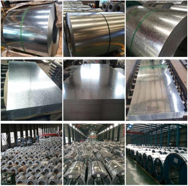 Hot DIP Galvanized 90g Zinc Zero Spangle Metal Steel Coil Sheet