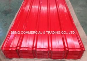 PPGI Corrugated Roofing Sheet for Steel House Profile Sheet SGCC Sgch Galvanized Corrugation Roofing Sheet