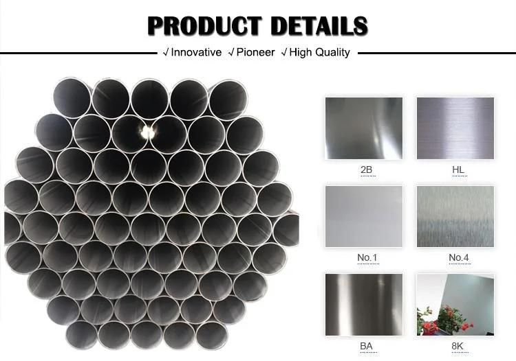 Grade 304 Stainless Steel Pipe for Balcony Railing Prices/Stainless Steel Pipe Tube