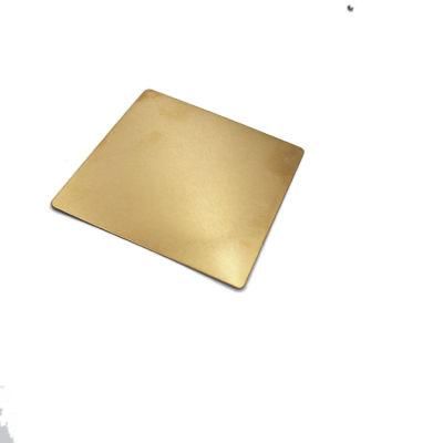 Hot Selling Cold Rolled AISI 316 A240 A480 A554 A276 No. 1 2b Ba No. 4 8K Gold Super Mirrior Hairline Hl Stainless Flat Steel Sheet