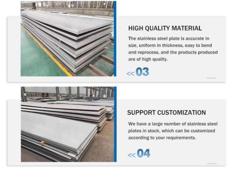 China High Quality Stainless Steel Plate SUS304 316L 300series Supplier Price Per Ton